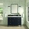 James Martin Vanities 48'' Single Vanity, Black Onyx w/ 3 CM Ethereal Noctis Quartz Top 424-V48-BKO-3ENC - alternate 6